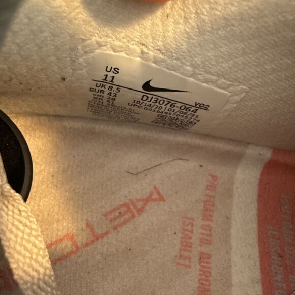 Nike Metcon 6 Shoes Womens Sz 11 Desert Sand White Athletic Trainers Sneakers - Picture 10 of 11